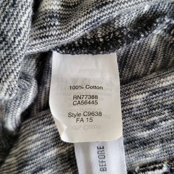 Madewell Space Dye Dress Sheath Long Sleeve Cotton Casual Lightweight Women XS - Picture 11 of 11